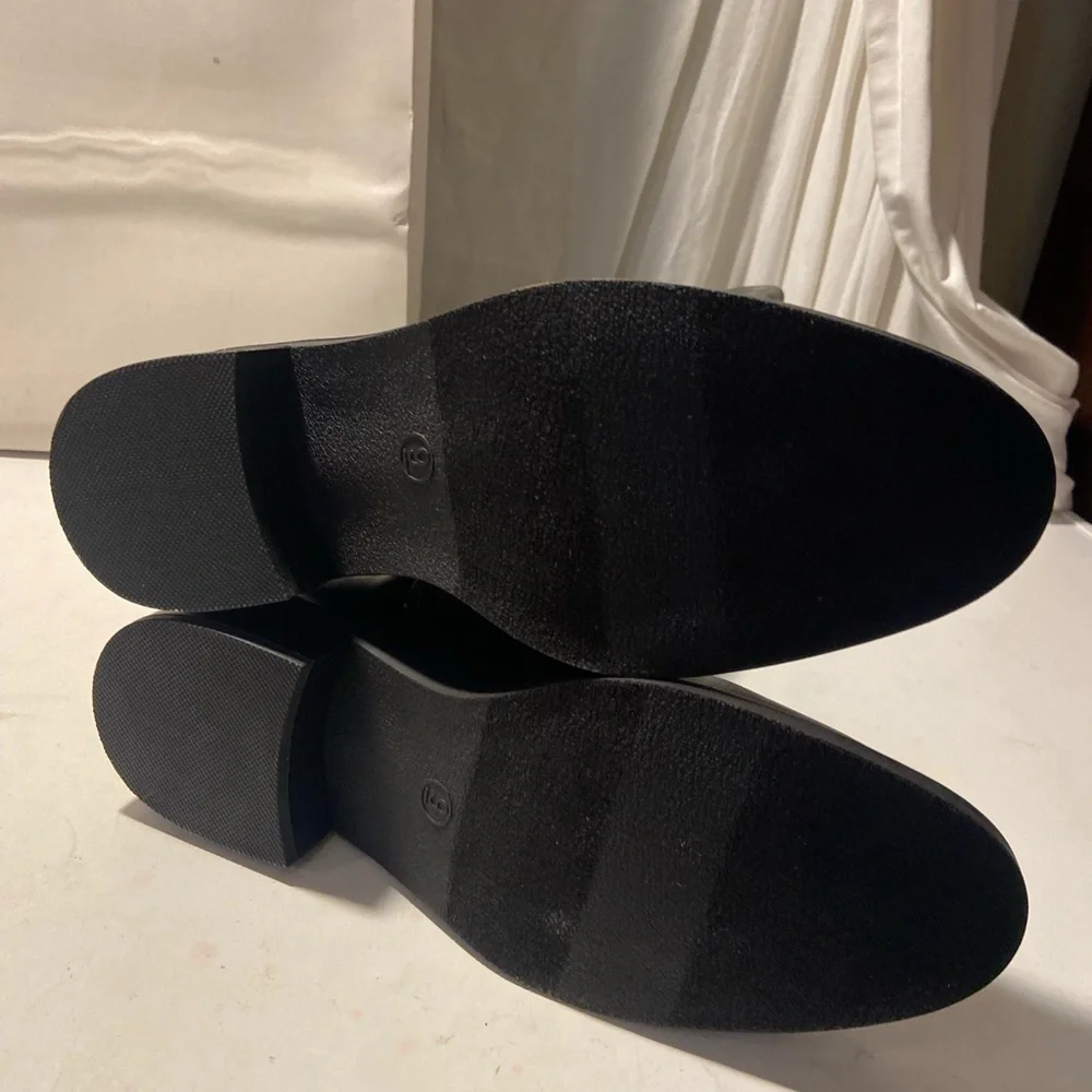 Anewday black kneehigh boots with zip up side, memory foam various sizes all NWT - Picture 5 of 6